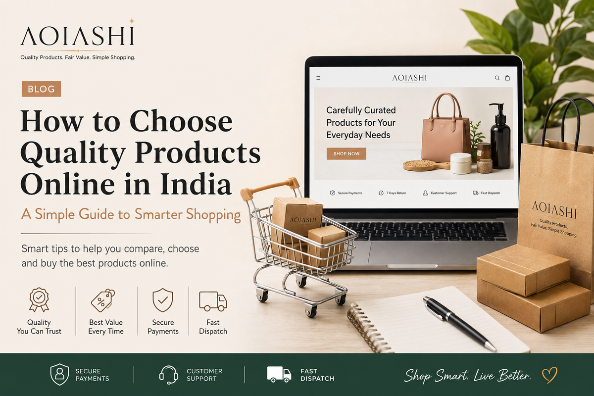 How to Choose Quality Products Online in India: A Simple Guide to Smarter Shopping